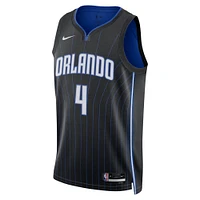 Unisex Nike Jalen Suggs Black Orlando Magic Swingman Jersey - Icon Edition