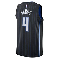 Unisex Nike Jalen Suggs Black Orlando Magic Swingman Jersey - Icon Edition