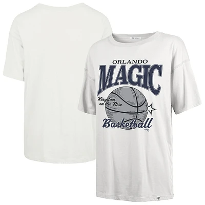 T-shirt blanc Down Court Sadie pour femme '47 Orlando Magic City Edition