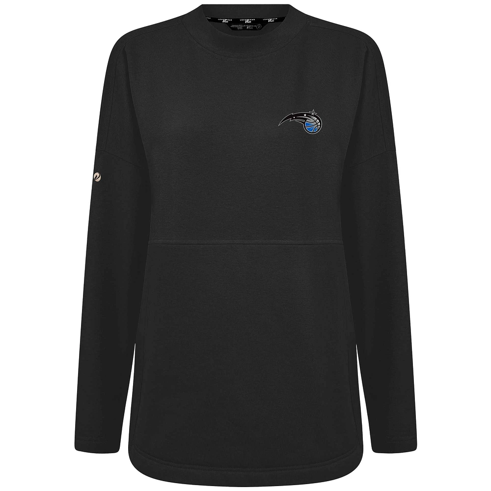 Women's Levelwear Black Orlando Magic Beaudry Pullover Sweatshirt