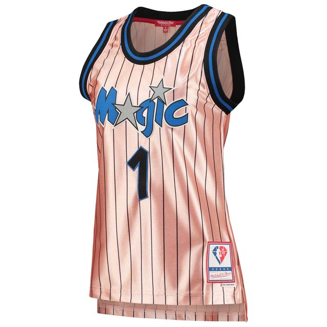 Maillot Swingman Mitchell & Ness Penny Hardaway rose Orlando Magic 75e anniversaire or 1993 pour femme