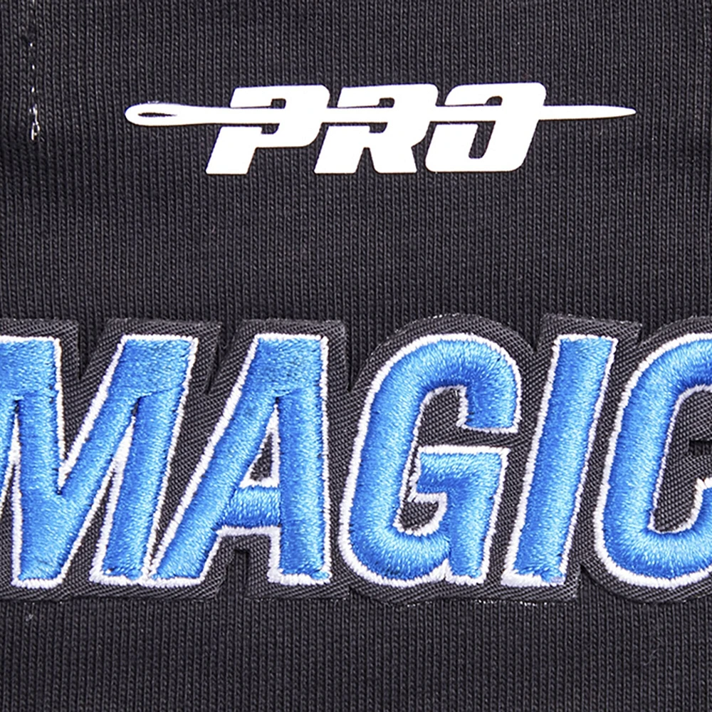 Women's Pro Standard Black Orlando Magic Script Boyfriend T-Shirt