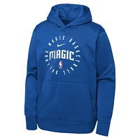 Youth Nike Blue Orlando Magic Performance Practice Spotlight Pullover Hoodie