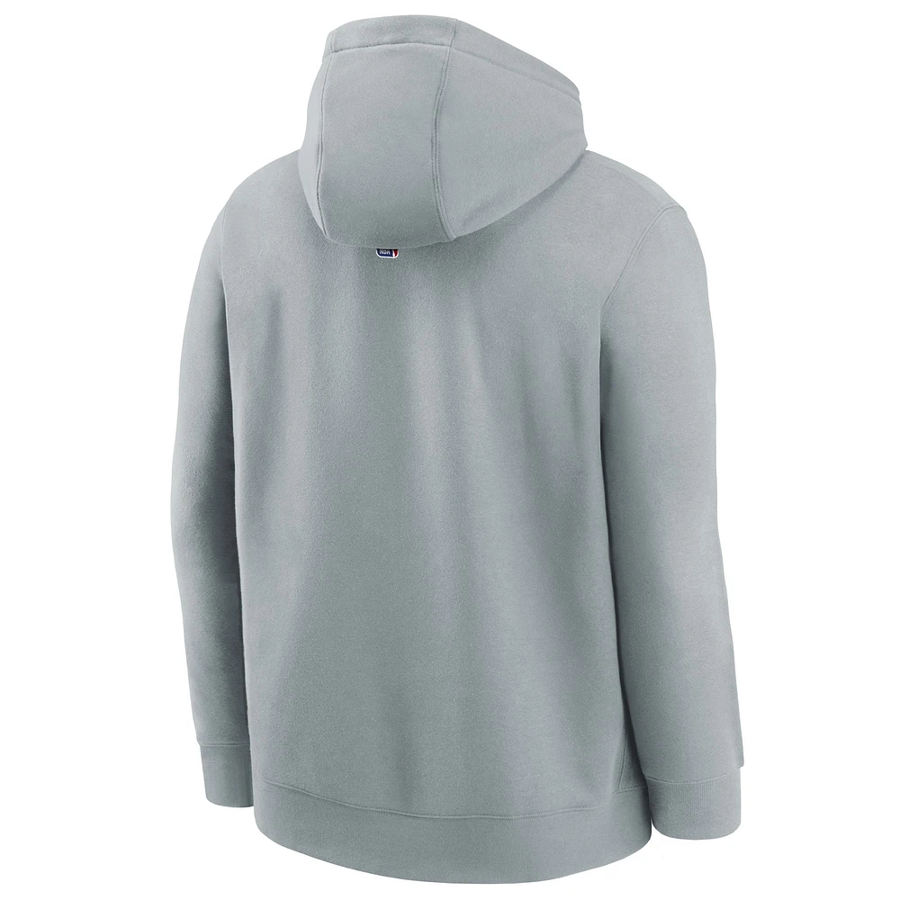 Youth Nike  Silver Orlando Magic 2024/25 City Edition Club Fleece Pullover Hoodie