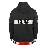 Sweat à capuche New Era noir Ottawa Rough Riders Turf Traditions pour hommes