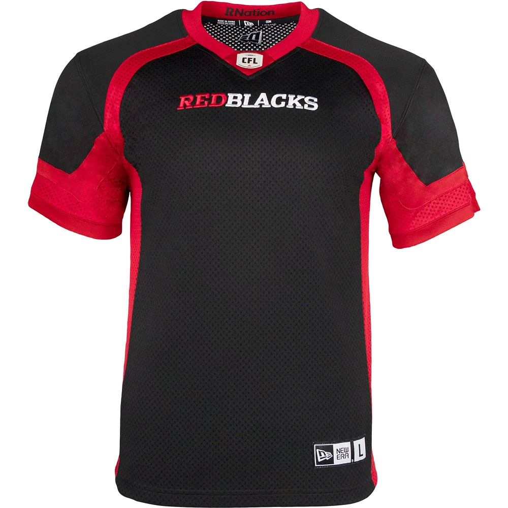 Youth New Era Black Ottawa Redblacks 2023 Replica Jersey
