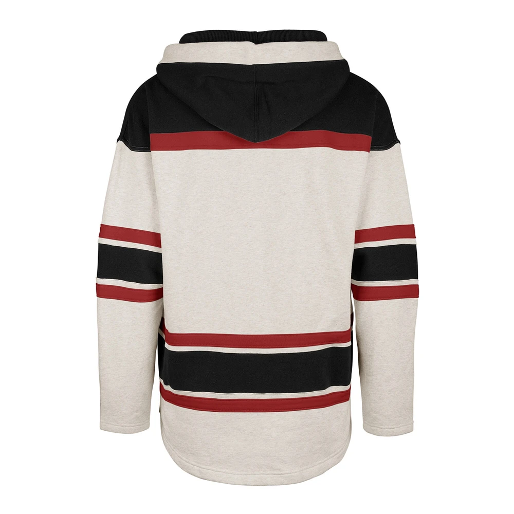 Chandail à capuchon lacets Rockaway des Sénateurs d'Ottawa '47 Oatmeal pour hommes