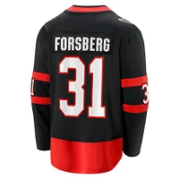 Men's Fanatics Anton Forsberg Black Ottawa Senators Home Breakaway Player - Jersey