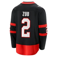 Men's Fanatics Artem Zub Black Ottawa Senators Home Breakaway Player - Jersey