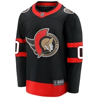 Men's Fanatics Black Ottawa Senators Home - Premier Breakaway Custom Jersey