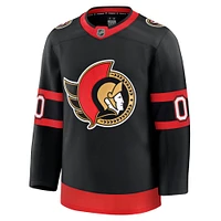 Men's Fanatics Black Ottawa Senators Home Premium Custom Jersey
