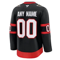 Men's Fanatics Black Ottawa Senators Home Premium Custom Jersey