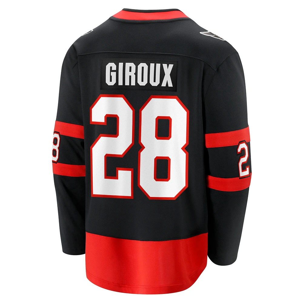 Men's Fanatics Claude Giroux Black Ottawa Senators Home Breakaway - Player Jersey