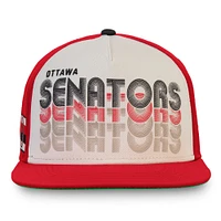 Casquette Snapback True Classic pour homme, crème/rouge, des Sénateurs d'Ottawa