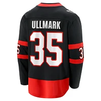 Men's Fanatics Linus Ullmark Black Ottawa Senators Home Premier Breakaway Player Jersey