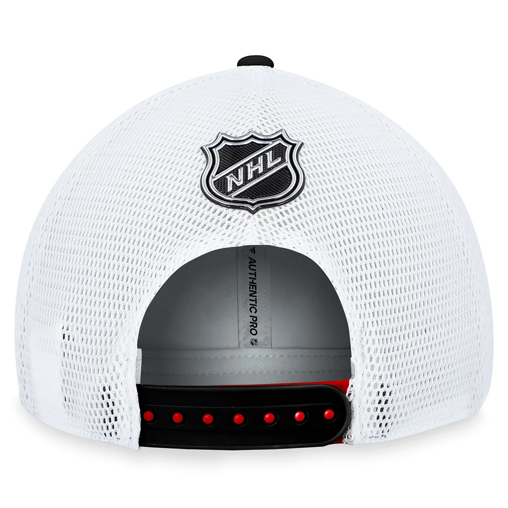 Casquette réglable authentique Pro Trucker Fanatics pour hommes, rouge, Sénateurs d'Ottawa