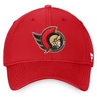 Men's Fanatics Red Ottawa Senators Core Primary Logo Flex - Hat
