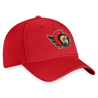 Men's Fanatics Red Ottawa Senators Core Primary Logo Flex - Hat