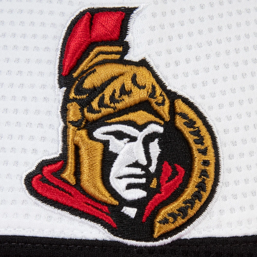 Men's Fanatics White/Red Ottawa Senators Breakaway Current Jersey Flex Hat