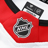 Men's Fanatics White Ottawa Senators Away Premium Custom Jersey