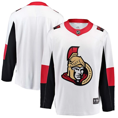 Échappée des Sénateurs d'Ottawa blanche de marque Fanatics - Maillot vierge