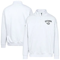 Men's Levelwear  White Ottawa Senators Murray City Capsule Quarter-Zip Sweatshirt