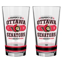 Ottawa Senators 2-Piece Mixing Glass Set