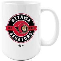 The Sports Vault Ottawa Senators 15oz. Sublimated Coffee Mug