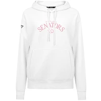 Women's Levelwear  White Ottawa Senators Mother's Day Adorn Pullover Hoodie
