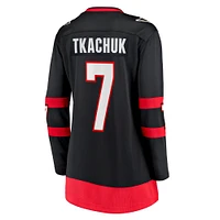 Fanatiques féminines de marque Brady Tkachuk Black Ottawa Senators Home Breakaway - Maillot joueur