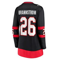 Women's Fanatics Erik Brannstrom Black Ottawa Senators Home Breakaway Player - Jersey