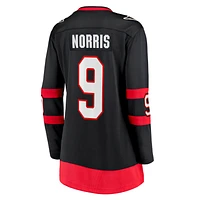 Women's Fanatics Josh Norris Black Ottawa Senators Home Breakaway - Player Jersey