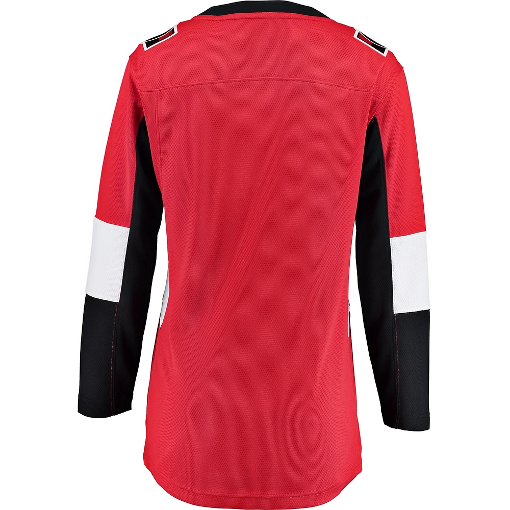 Women's Fanatics Red Ottawa Senators Breakaway Home - Blank Jersey