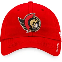 Women's Fanatics Red Ottawa Senators Core Primary Logo - Adjustable Hat