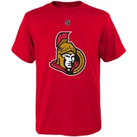 Youth Thomas Chabot Red Ottawa Senators Player Name & Number - T-Shirt