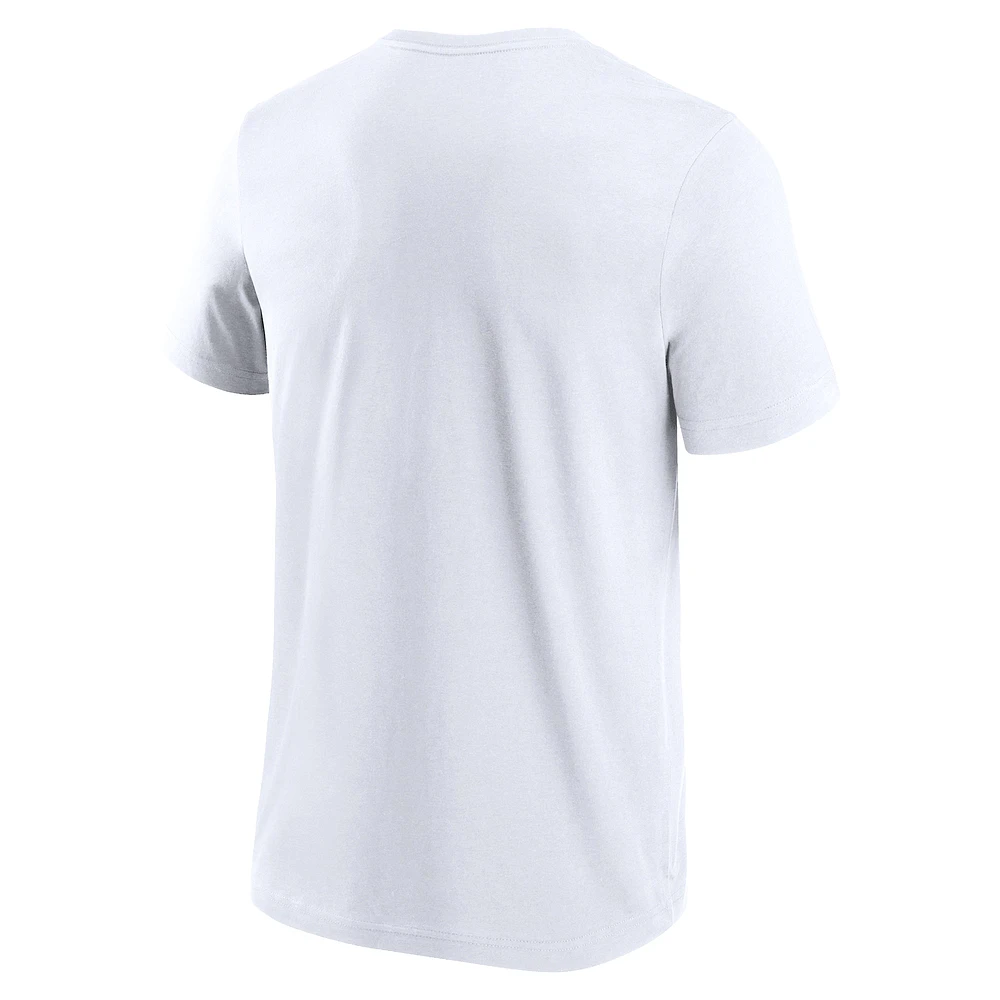 Men's Fanatics White Paris 2024 Summer Olympics Allez Les Blues Roundall T-Shirt