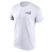 Men's Fanatics White Paris 2024 Summer Olympics Allez Les Blues Slogan T-Shirt