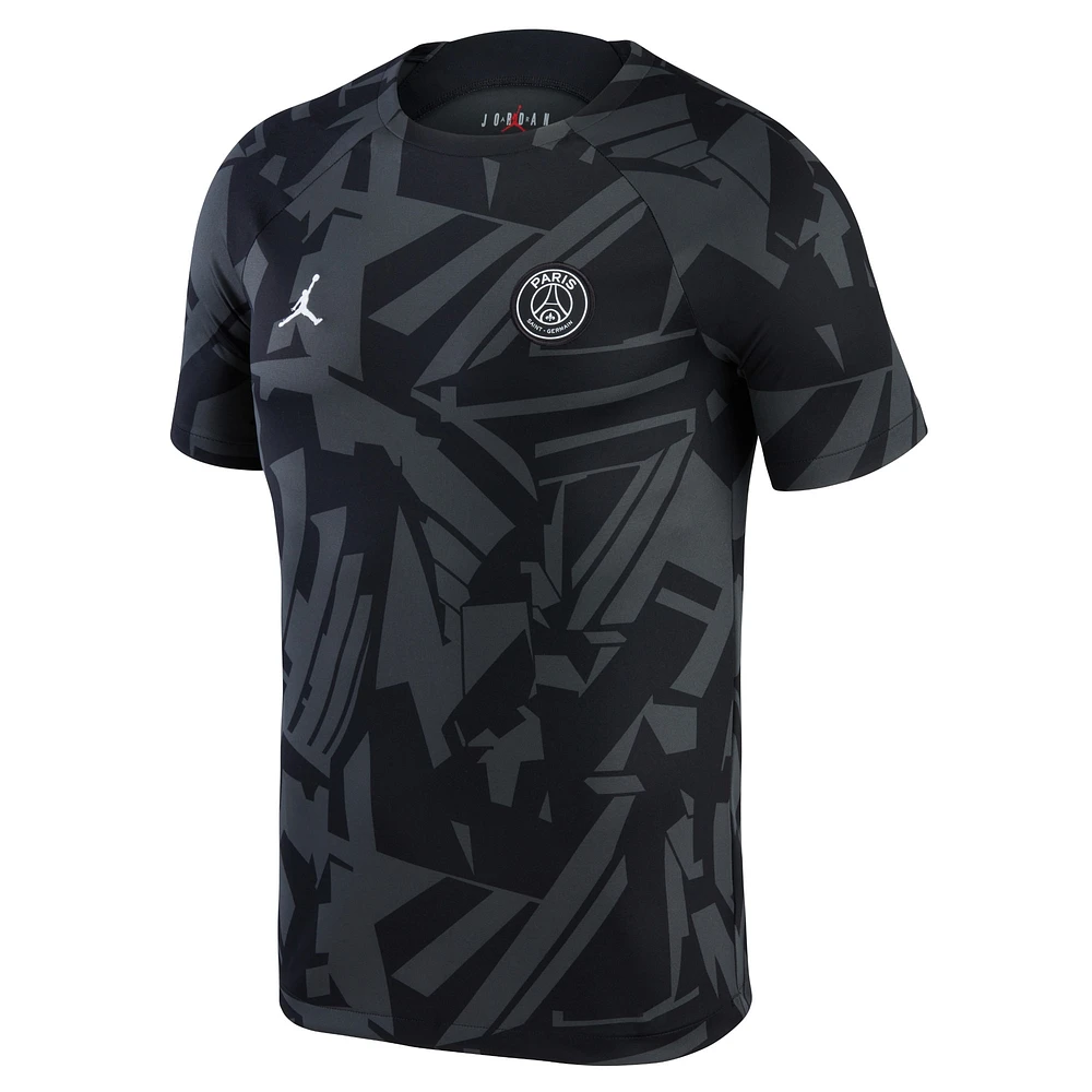 Men's Jordan Brand Black Paris Saint-Germain 2022/23 Pre-Match Top