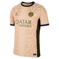 Maillot Jordan Brand Tan Paris Saint-Germain 2023/24 Stadium Quatrième Réplique pour homme