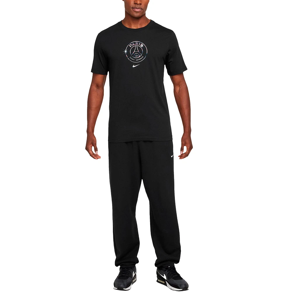 Men's Nike Black Paris Saint-Germain Crest T-Shirt