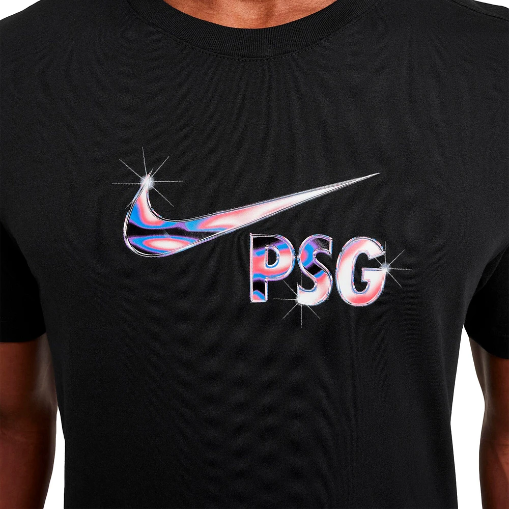 Men's Nike Black Paris Saint-Germain Swoosh T-Shirt