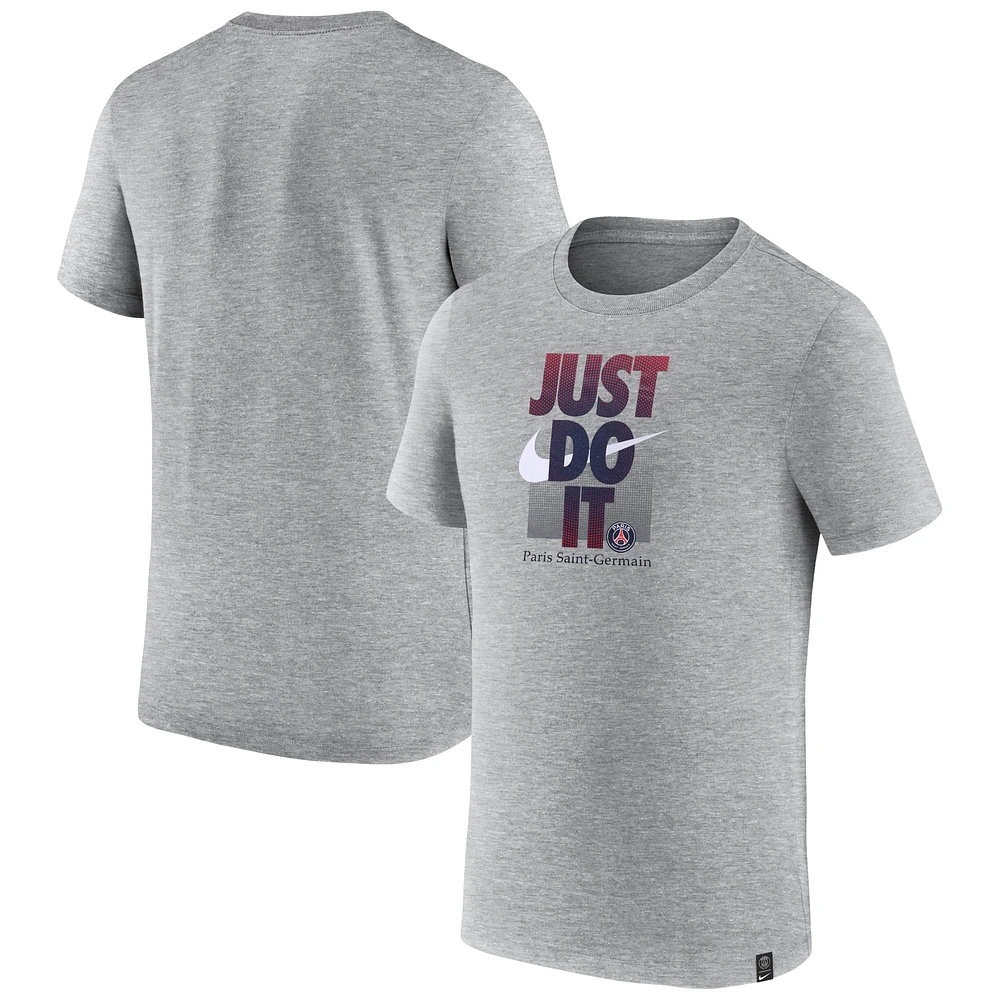 T-shirt Nike Paris Saint-Germain Just Do It gris pour homme