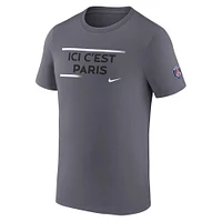 Men's Nike Gray Paris Saint-Germain Verbiage T-Shirt