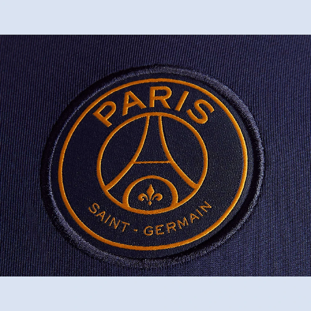 Haut Manches Longues Raglan Quarter-Zip Nike Paris Saint-Germain 2023/24 Strike Drill Performance Homme Bleu Marine