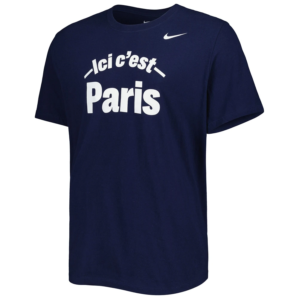 Men's Nike Navy Paris Saint-Germain Core T-Shirt