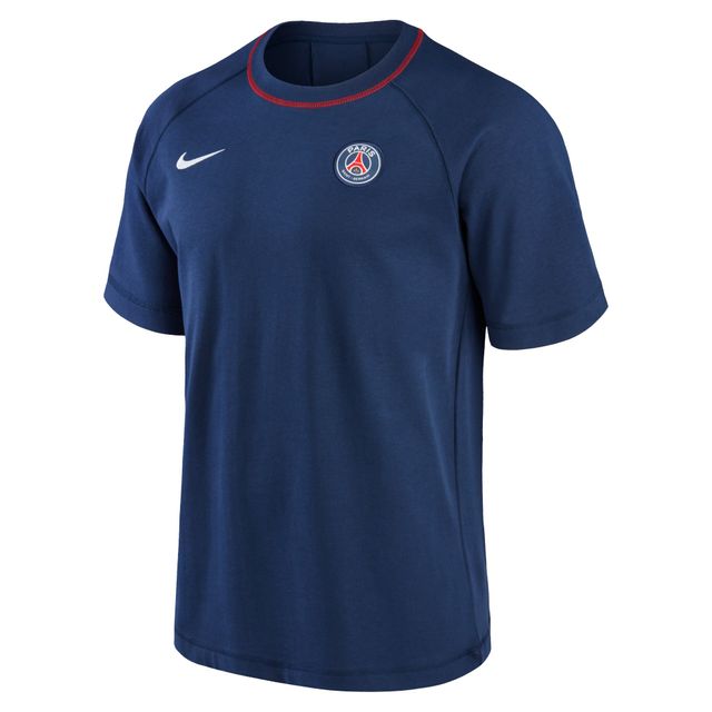 T-shirt Nike Paris Saint-Germain Travel Raglan bleu marine pour homme
