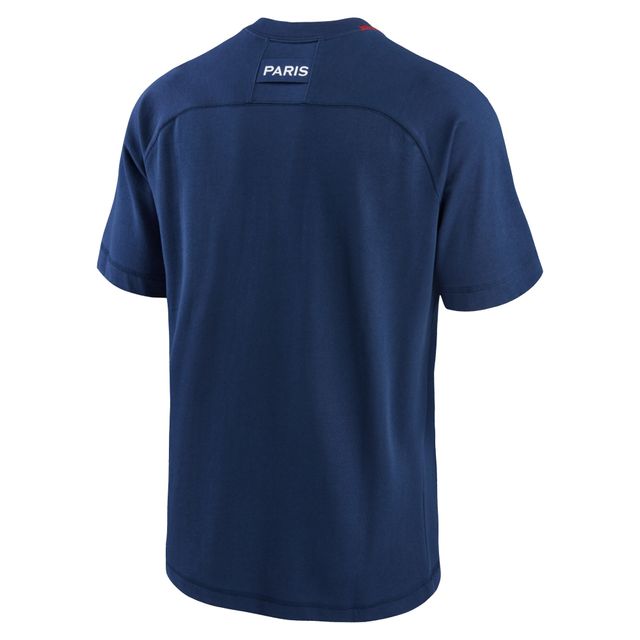 T-shirt Nike Paris Saint-Germain Travel Raglan bleu marine pour homme
