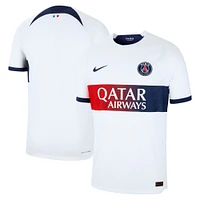 Men's Nike White Paris Saint-Germain 2023/24 Away Vapor Match Authentic Jersey