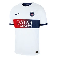 Men's Nike White Paris Saint-Germain 2023/24 Away Vapor Match Authentic Jersey
