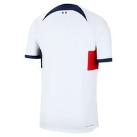Men's Nike White Paris Saint-Germain 2023/24 Away Vapor Match Authentic Jersey